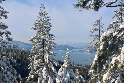 Overlooking the Pend Oreille River from Gold Hill.